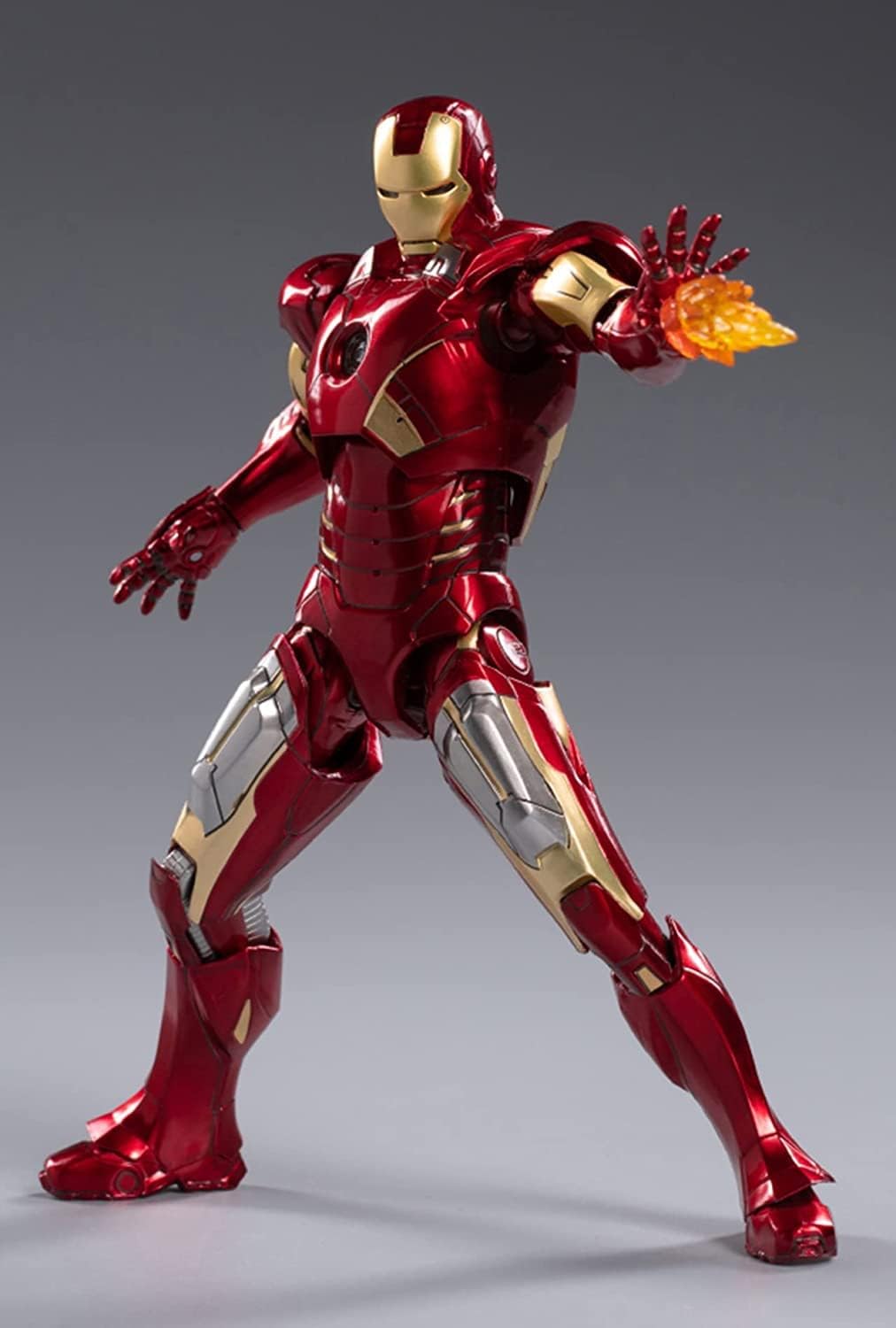 Ironman Mark 42 Model Metal Texture Painting All Joints Movable 7 Inch Collectible Action Figure (MK7)