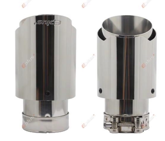 1 piece Car Silencer Stainless Exhaust System Electric Valve Control Exhaust Pipe Kit Adjustable Valve Angle Carbon Tip