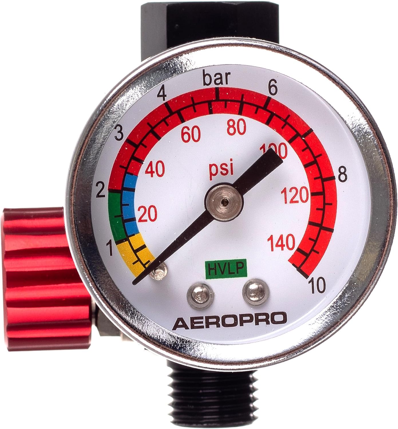 Pressure Regulator for Paint Spray Gun Pressure Regulator Professional AEROPRO 1/4 Inch 0-10 Bar