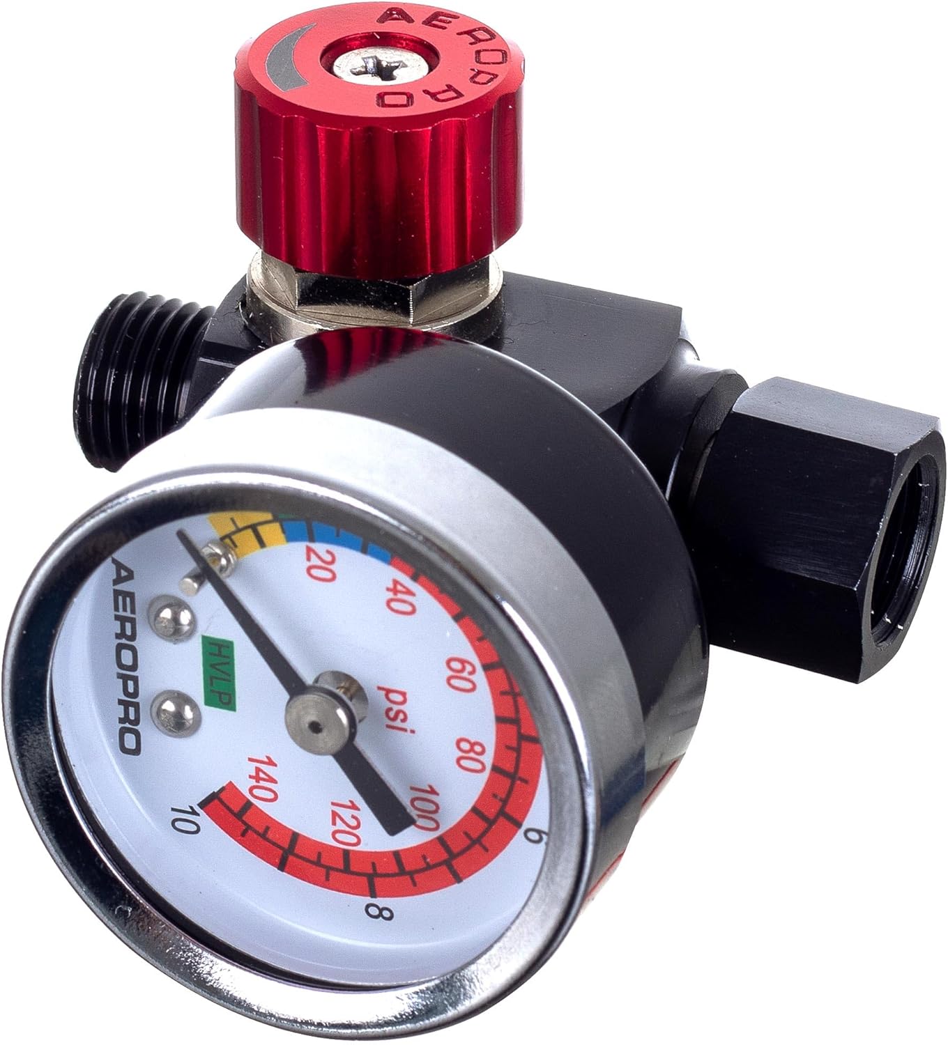 Pressure Regulator for Paint Spray Gun Pressure Regulator Professional AEROPRO 1/4 Inch 0-10 Bar