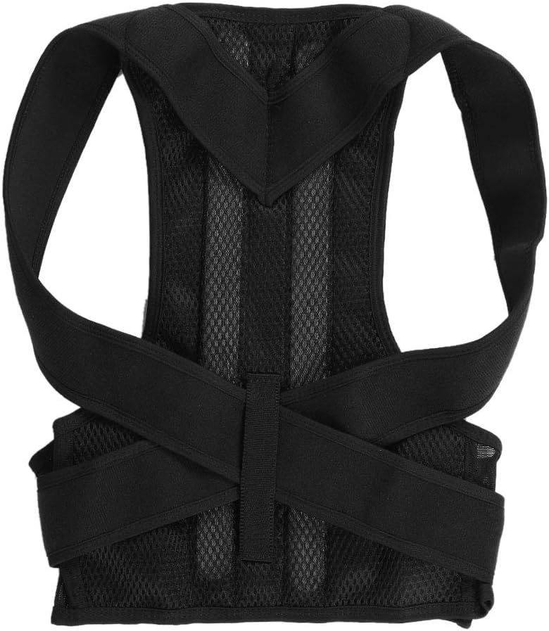 Back Brace Posture Corrector for Men and Women,1 Adjustable Posture Back Brace for Upper and Lower Back Discomfort Relief Muscle Memory Support Straightener (XXL)