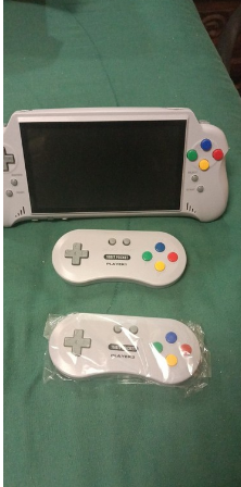 16BIT HD ULTRA SNES POCKET RETROAD 5PLUS video game console handheld player 7-inch large Screen 2.4G wireless control