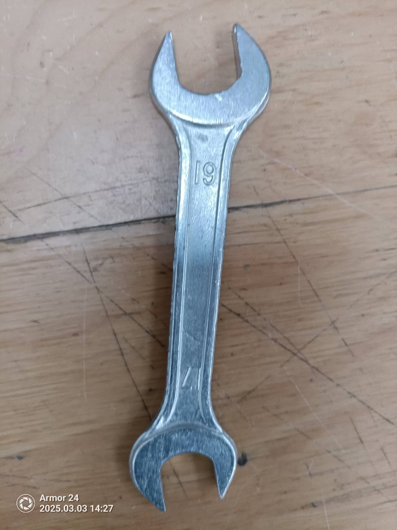 New Lon0167 Chrome-vanadium Steel Featured 17mm 19mm Open reliable efficacy End Wrenches Hand Tools
