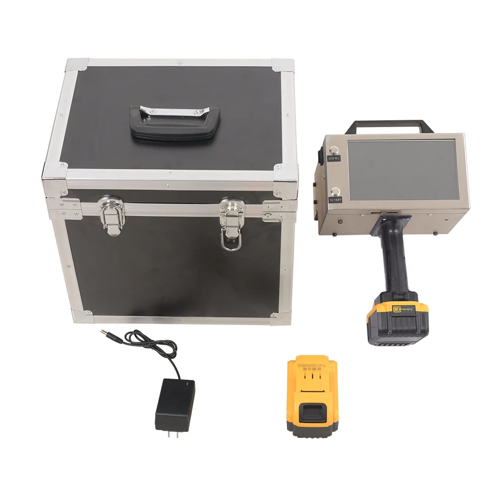 120*30mm Handheld Marking Machine With Touch Screen Dot Metal Engraving, Used for Car and Motorcycle Parts Vin Number