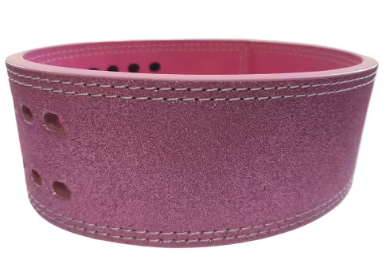 Women Weight Lifting Belt Shiny Design Powerlifting Lever Belt Gym Cowhide Fitness Belt for Deadlift Squat Strength Training