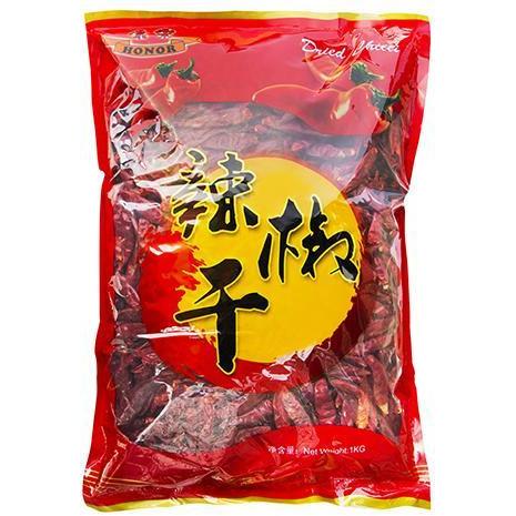 康乐辣椒段 HR Chillies Pieces (Honor) 10x1kg  LaJ