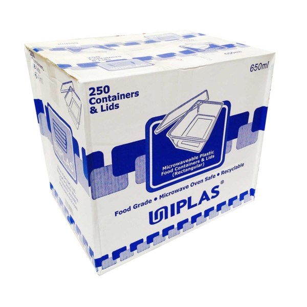 外卖盒盖 UNI PLAS C650XLIDS 250PCS  WaiMH