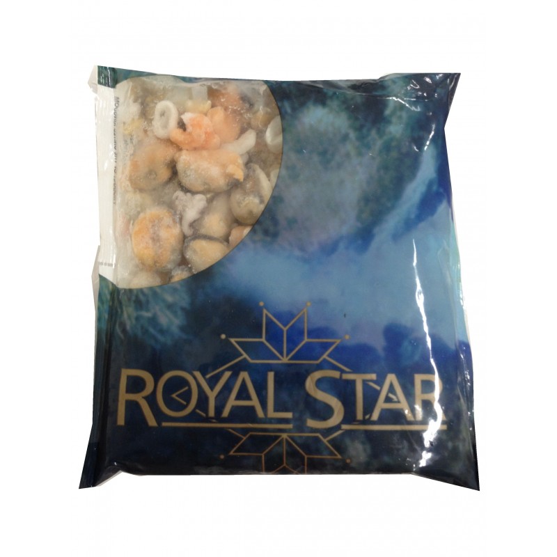 【混合小海鲜】SEAFOOD Cocktail IQF Royal Star【 500G/包】【20包/箱】HUNHEHAIXIAN
