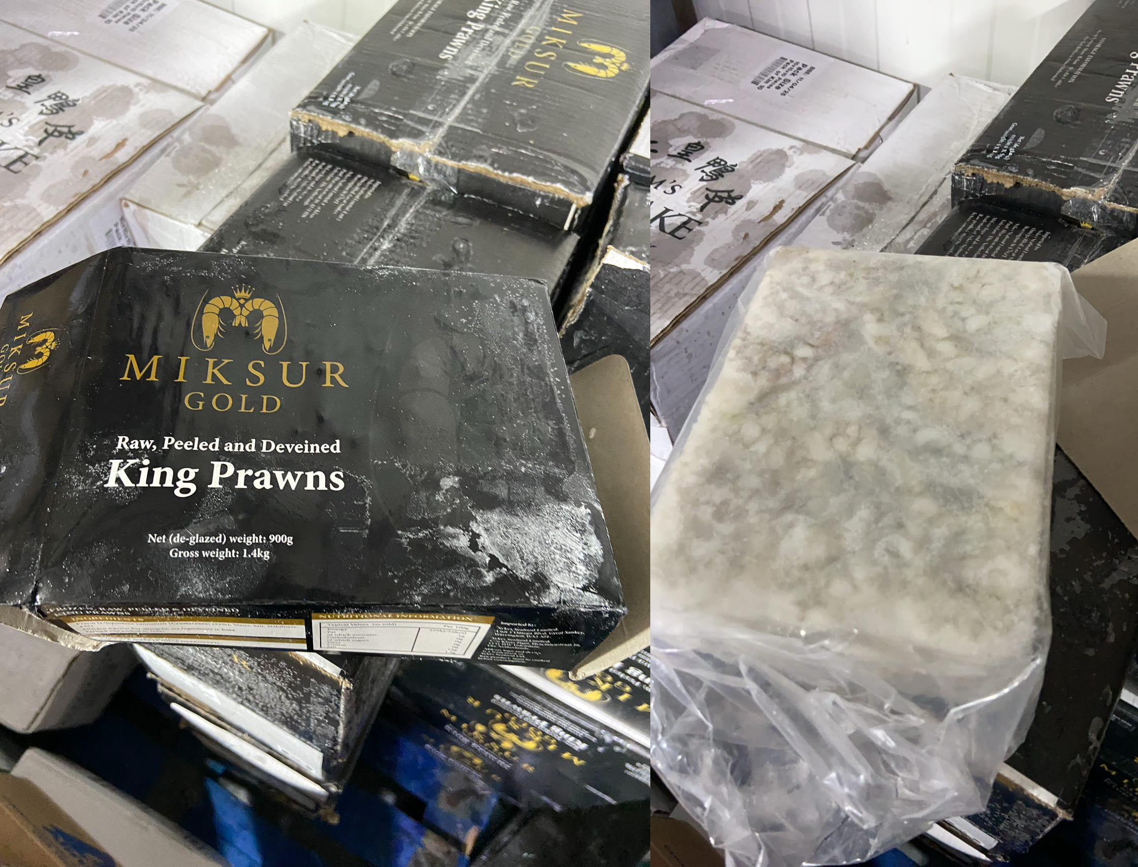 【MG印度去皮虾】MIKSUR GOLD 26/30 RAW PD PRAWNS VAN BLOCK 6X 900G