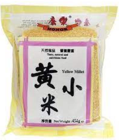 小黄米 YELLOW RICE 24 PACK 454G/CASE HuangM