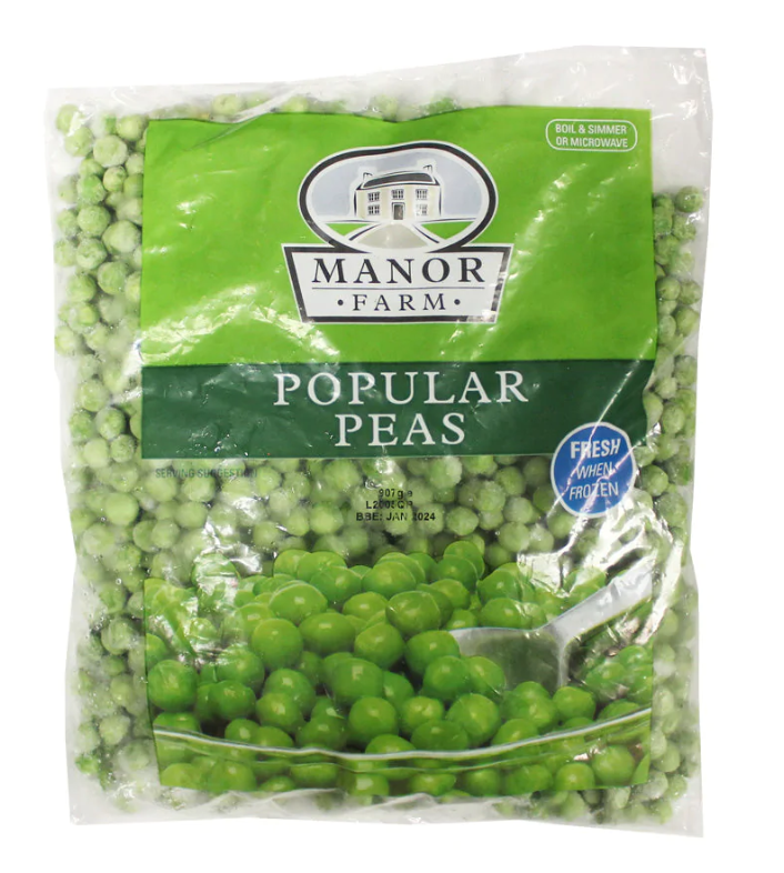 完箱冻青豆FROZEN PEAS 12X907G qingdou