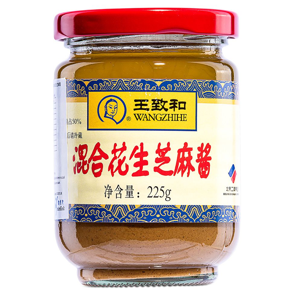 【王致芝麻花生酱】WZH SEAME PASTE WITH PEANUT 【225G/瓶】【30瓶/箱】ZhiMJ