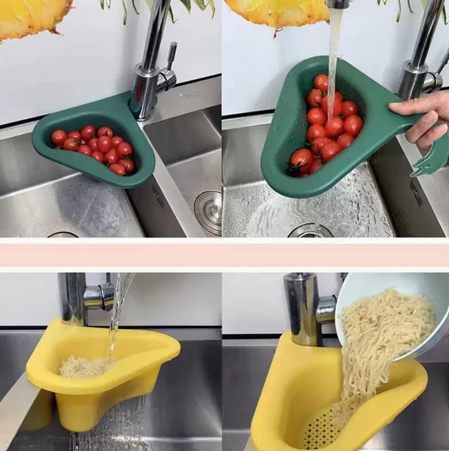 【洗碗池水池滤水收纳挂篮】 SINK WATER FILTER STORAGE HANGING BASKET