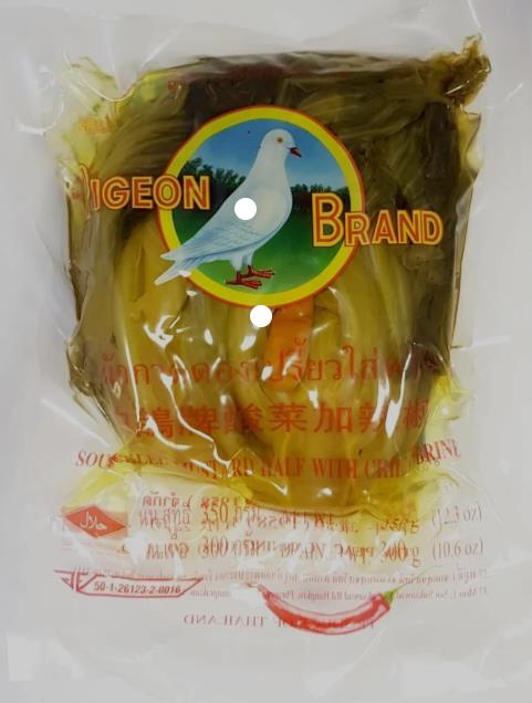此code已取消xxxxxx完箱咸酸菜【辣】 PIGEON SOURED PICKLED MUSTARD CHILI 36X250g SuanC