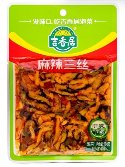 单包吉香居麻辣三丝 106g JXJ spicy and hot sansi 106g [50*106G] ZhaC