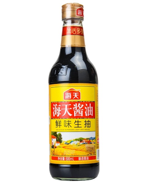 【海天特級鮮味生抽】
  HAITIAN HD PREMIUM LIGHT SOY SAUCE
【500ML/瓶】【12瓶/箱】shengc	