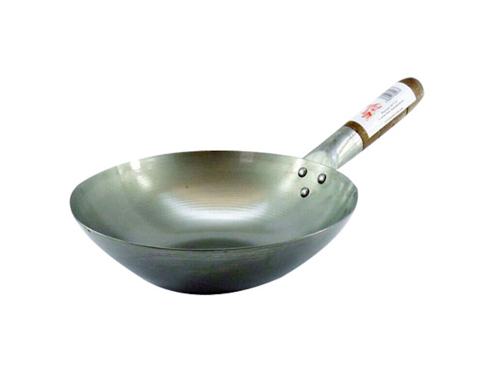 寸圆底炒锅 13'' ( 33cm) retail handcock wooden handle extra chaoguo