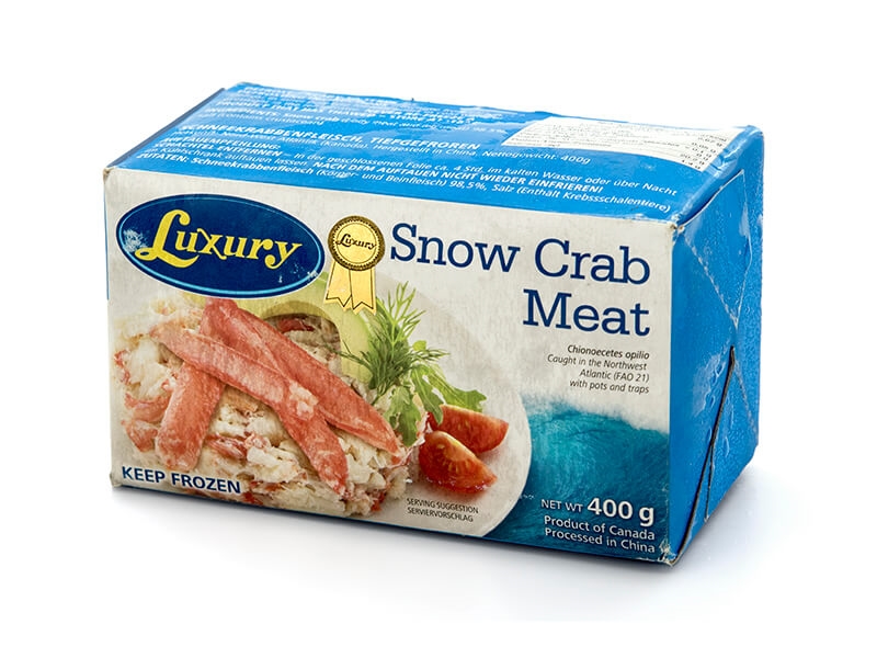 【极品蟹肉】CRAB MEAT SNOW CANADIAN【DELUXE】【400G/盒】【20盒/箱】XieR ***