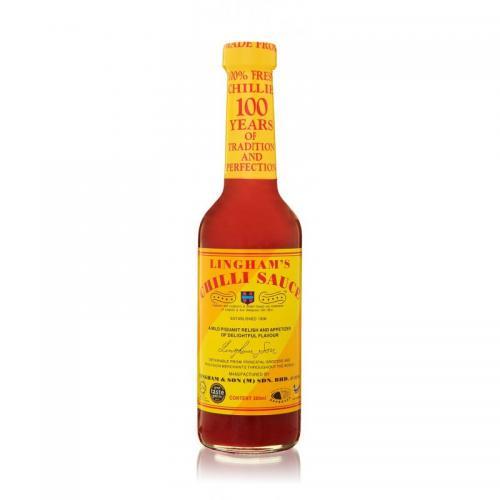【林汉辣椒酱】
  LINGHAMS CHILLI SAUCE
【358G/瓶】【12瓶/箱】LaJJ